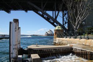 Første møde med Sydney Opera House.